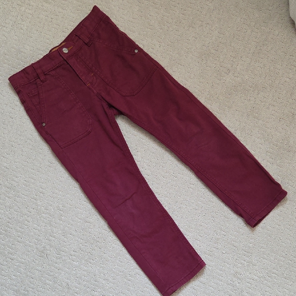 Souris Mini Boy's Burgundy Pants
